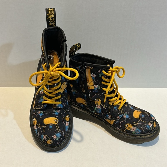 Dr. Martens Kids Adventure Time Finn and Jake Boots unisex Size 2 - Picture 4 of 5